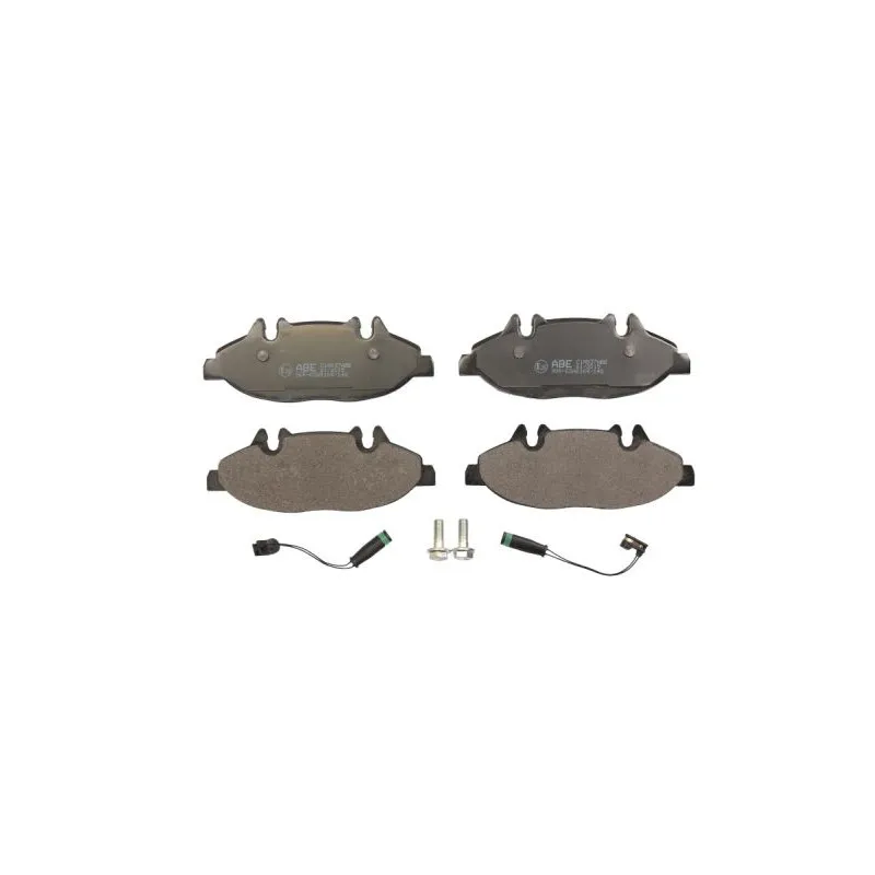 Jeu de 4 plaquettes de frein avant ABE C1M037ABE