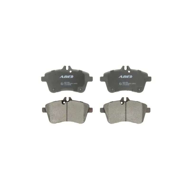 Jeu de 4 plaquettes de frein avant ABE C1M038ABE