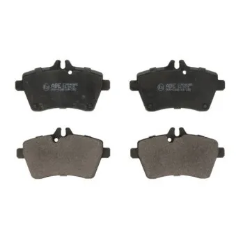 Jeu de 4 plaquettes de frein avant ABE C1M040ABE