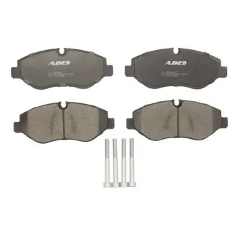 Jeu de 4 plaquettes de frein avant ABE C1M045ABE