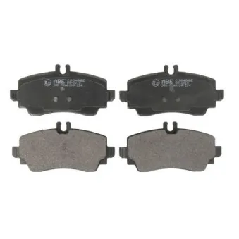 Jeu de 4 plaquettes de frein avant ABE C1M046ABE