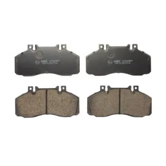 Jeu de 4 plaquettes de frein avant ABE C1M048ABE