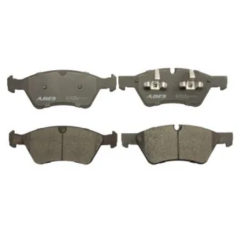 Jeu de 4 plaquettes de frein avant ABE C1M049ABE