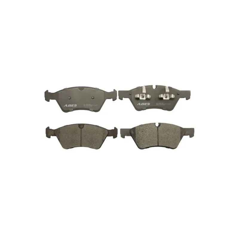 Jeu de 4 plaquettes de frein avant ABE C1M049ABE