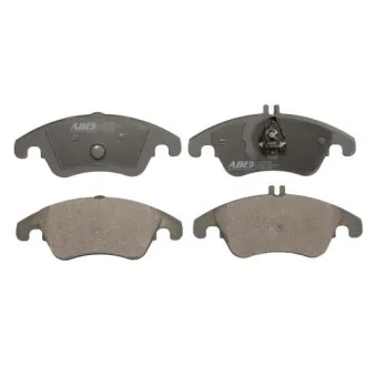 Jeu de 4 plaquettes de frein avant ABE C1M052ABE