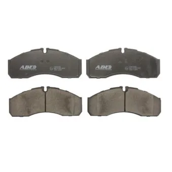 Jeu de 4 plaquettes de frein avant ABE C1M053ABE