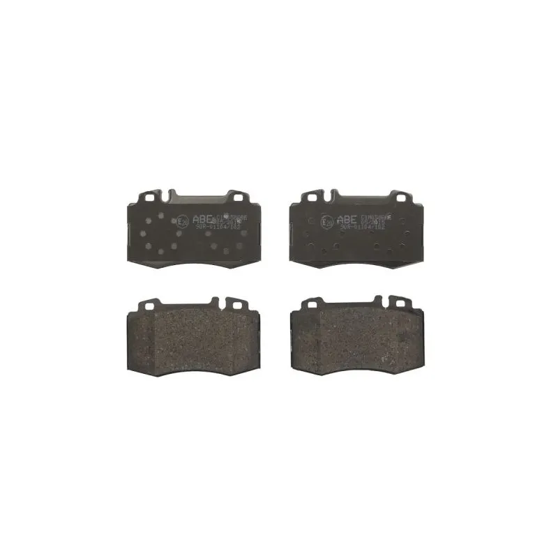 Jeu de 4 plaquettes de frein arrière ABE C1M058ABE