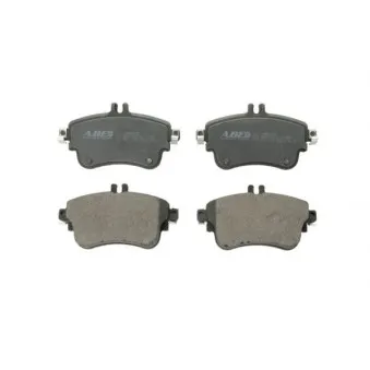 Jeu de 4 plaquettes de frein avant ABE C1M059ABE
