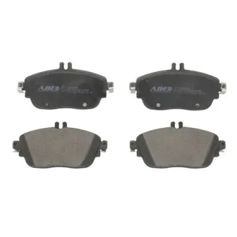 Jeu de 4 plaquettes de frein avant ABE C1M060ABE