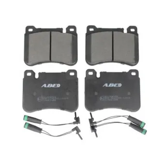 Jeu de 4 plaquettes de frein avant ABE C1M061ABE