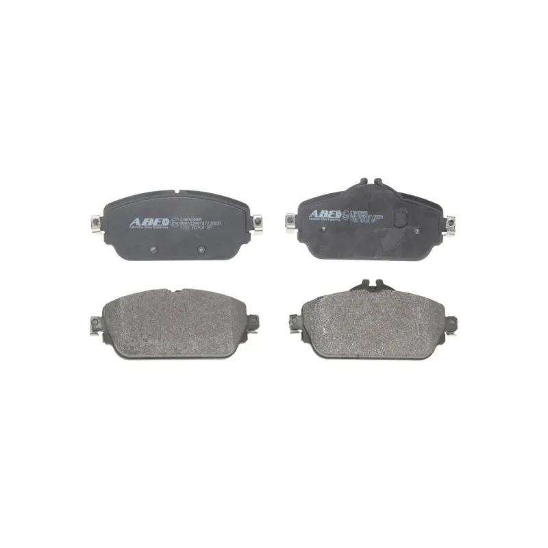 Jeu de 4 plaquettes de frein avant ABE C1M069ABE