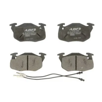 Jeu de 4 plaquettes de frein avant ABE C1P005ABE