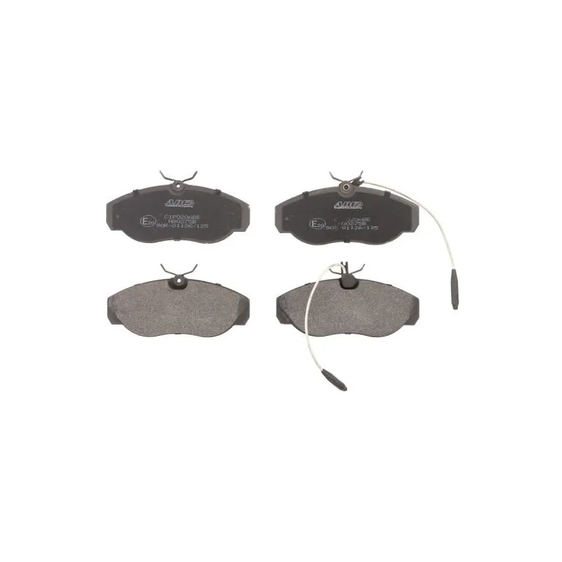 Jeu de 4 plaquettes de frein avant ABE C1P020ABE