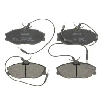 Jeu de 4 plaquettes de frein avant ABE C1P024ABE