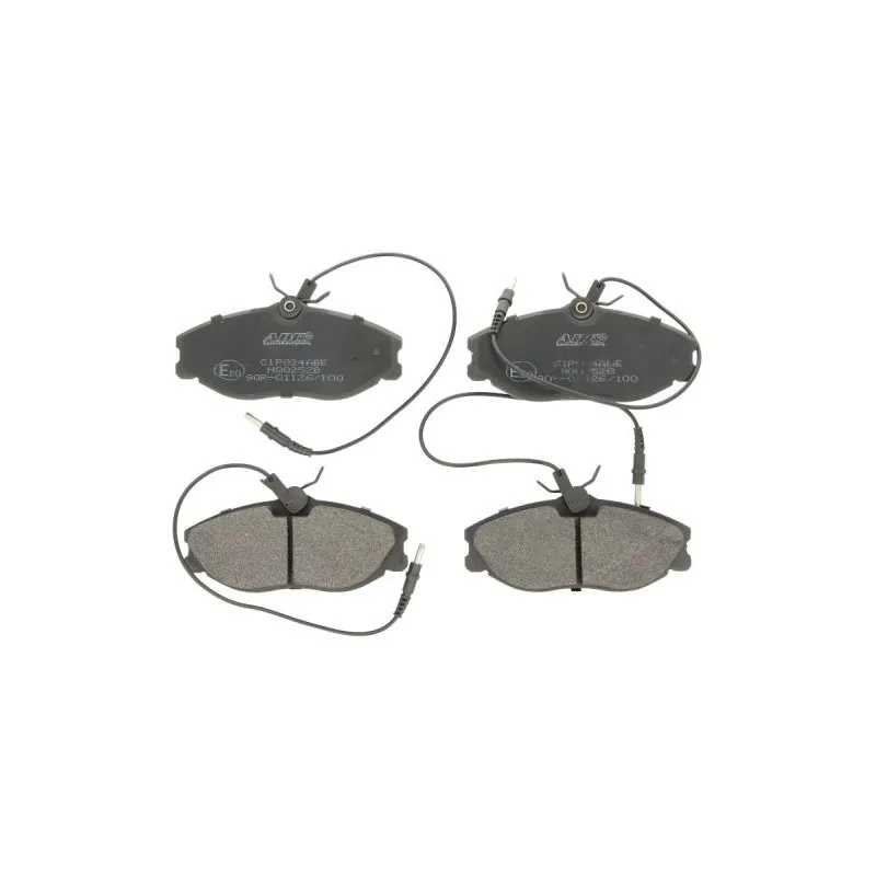 Jeu de 4 plaquettes de frein avant ABE C1P024ABE