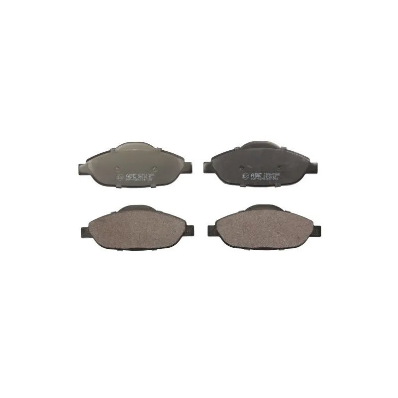 Jeu de 4 plaquettes de frein avant ABE C1P047ABE