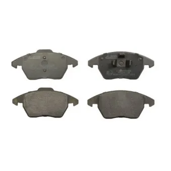 Jeu de 4 plaquettes de frein avant ABE C1P049ABE