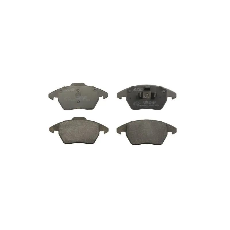 Jeu de 4 plaquettes de frein avant ABE C1P049ABE