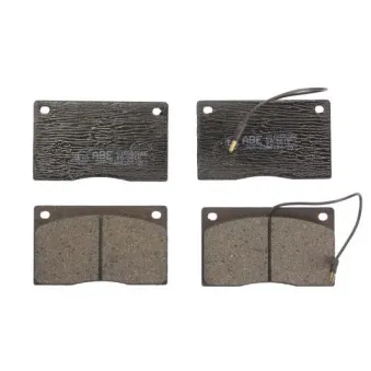 Jeu de 4 plaquettes de frein avant ABE C1R005ABE