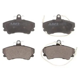 Jeu de 4 plaquettes de frein avant ABE C1R009ABE