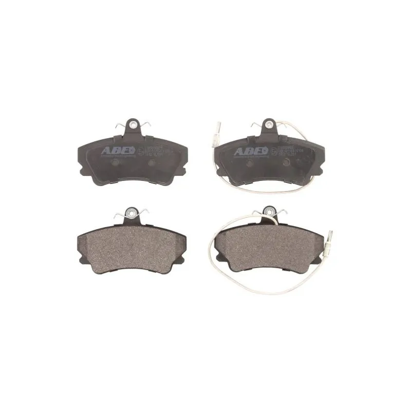 Jeu de 4 plaquettes de frein avant ABE C1R009ABE