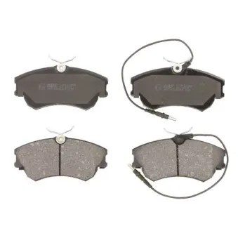 Jeu de 4 plaquettes de frein avant ABE C1R011ABE