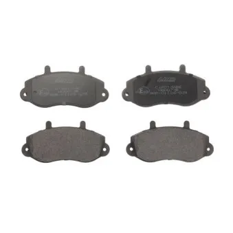 Jeu de 4 plaquettes de frein avant ABE C1R013ABE