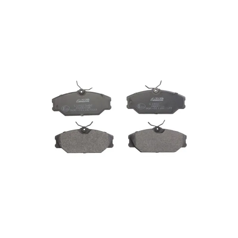 Jeu de 4 plaquettes de frein avant ABE C1R023ABE