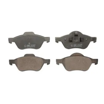Jeu de 4 plaquettes de frein avant ABE C1R038ABE