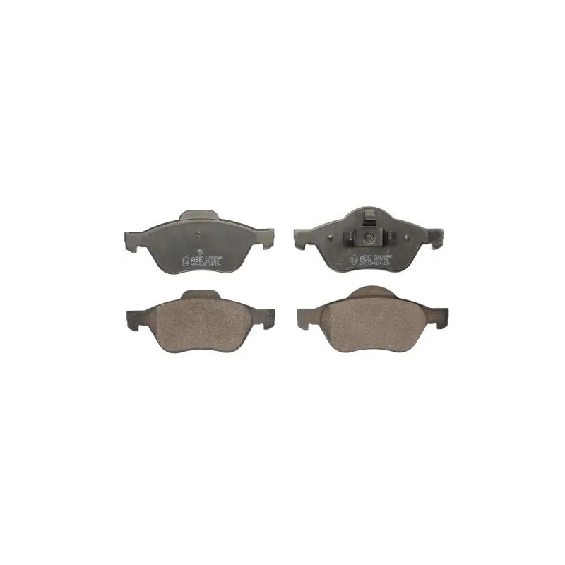Jeu de 4 plaquettes de frein avant ABE C1R038ABE