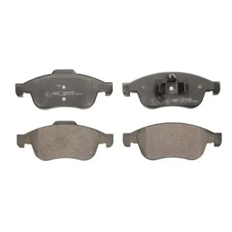 Jeu de 4 plaquettes de frein avant ABE C1R039ABE