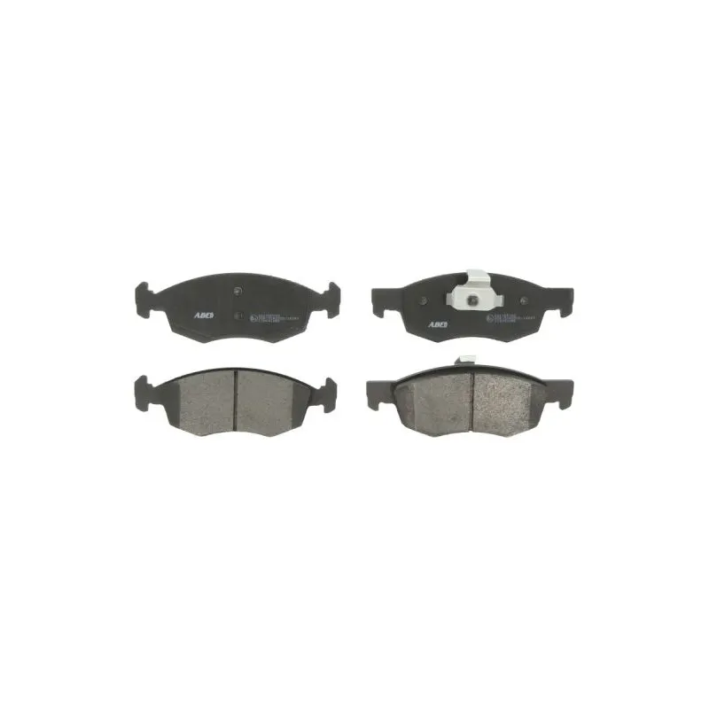 Jeu de 4 plaquettes de frein avant ABE C1R041ABE