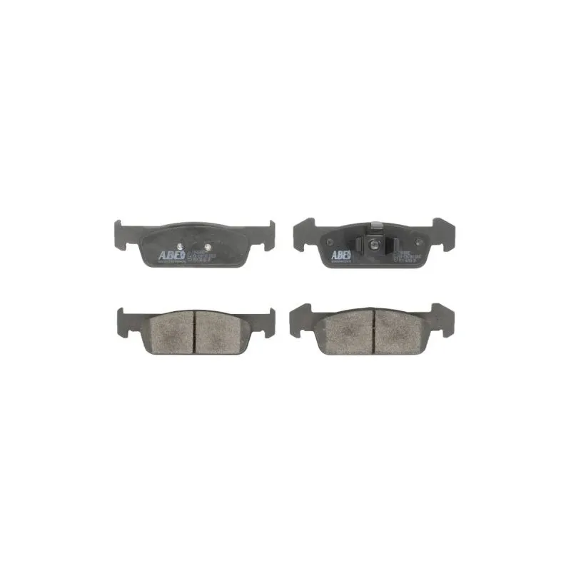 Jeu de 4 plaquettes de frein avant ABE C1R048ABE