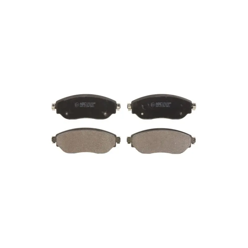 Jeu de 4 plaquettes de frein avant ABE C1R049ABE