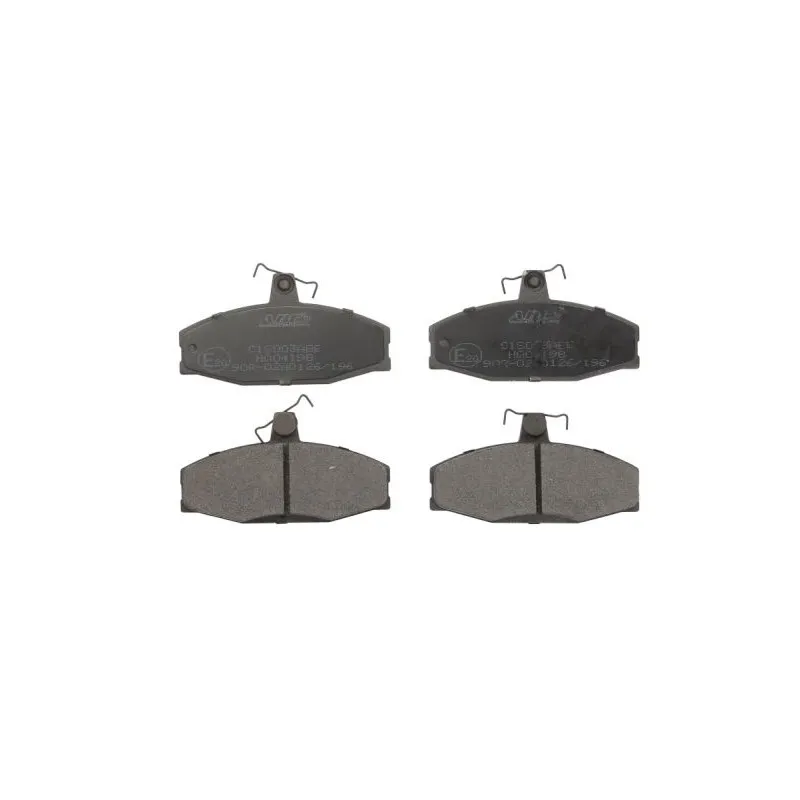 Jeu de 4 plaquettes de frein avant ABE C1S003ABE