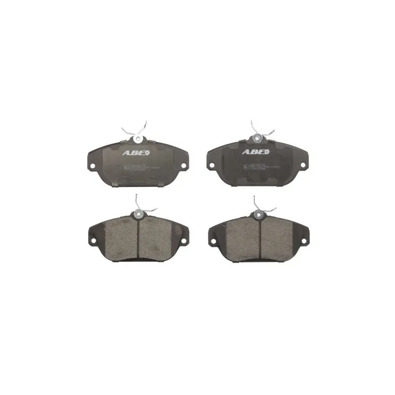 Jeu de 4 plaquettes de frein avant ABE C1V018ABE