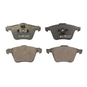 Jeu de 4 plaquettes de frein avant ABE C1V021ABE