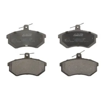 Jeu de 4 plaquettes de frein avant ABE C1W001ABE