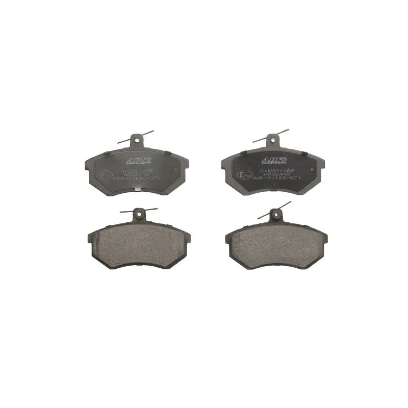 Jeu de 4 plaquettes de frein avant ABE C1W001ABE