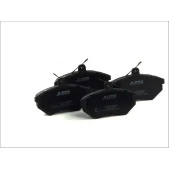 Jeu de 4 plaquettes de frein avant ABE C1W005ABE