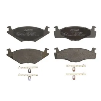 Jeu de 4 plaquettes de frein avant ABE C1W010ABE