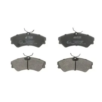 Jeu de 4 plaquettes de frein avant ABE C1W021ABE