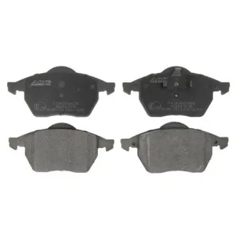 Jeu de 4 plaquettes de frein avant ABE C1W026ABE