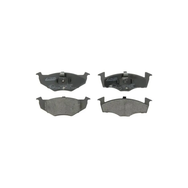 Jeu de 4 plaquettes de frein avant ABE C1W033ABE