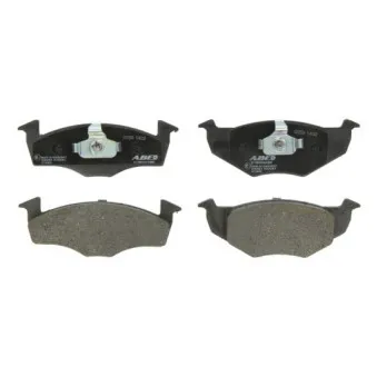 Jeu de 4 plaquettes de frein avant ABE C1W034ABE