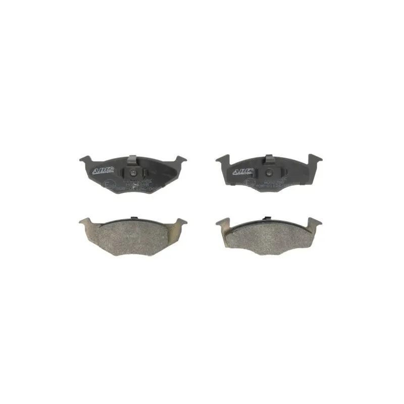 Jeu de 4 plaquettes de frein avant ABE C1W035ABE
