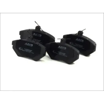 Jeu de 4 plaquettes de frein avant ABE C1W039ABE