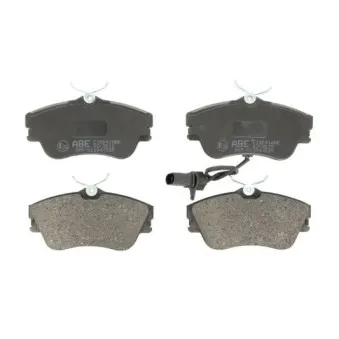 Jeu de 4 plaquettes de frein avant ABE C1W041ABE