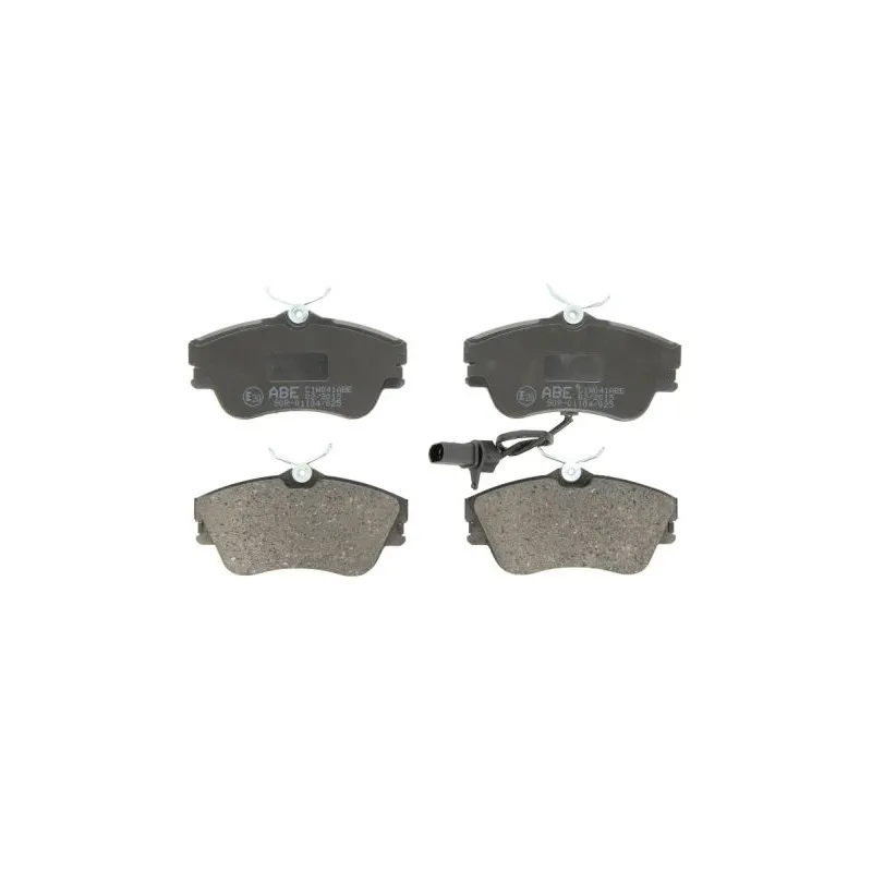 Jeu de 4 plaquettes de frein avant ABE C1W041ABE
