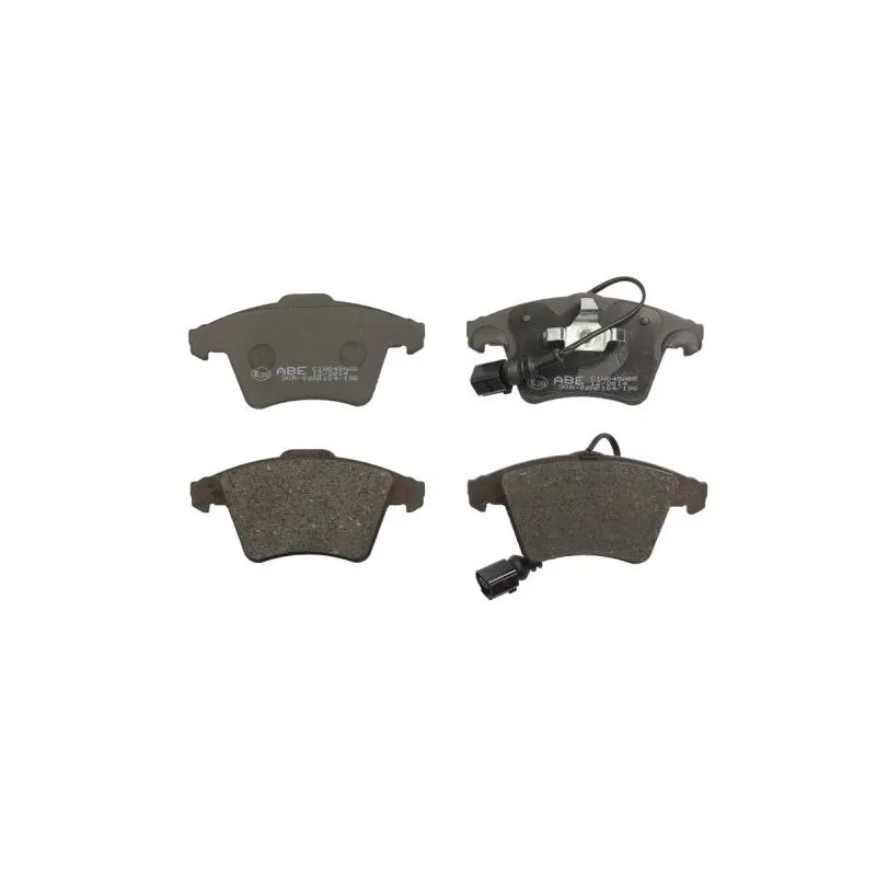 Jeu de 4 plaquettes de frein avant ABE C1W045ABE